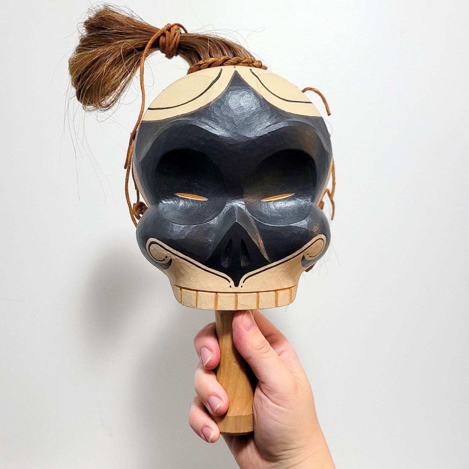 Hamatsa Skull Rattle by Nuu-chah-nulth carver Douglas David