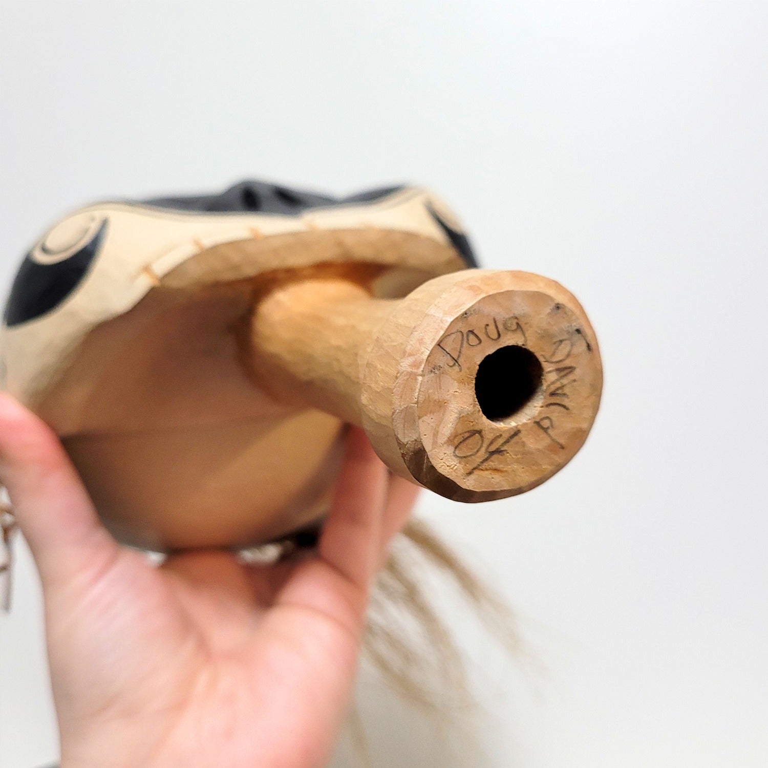 Hamatsa Skull Rattle by Nuu-chah-nulth carver Douglas David