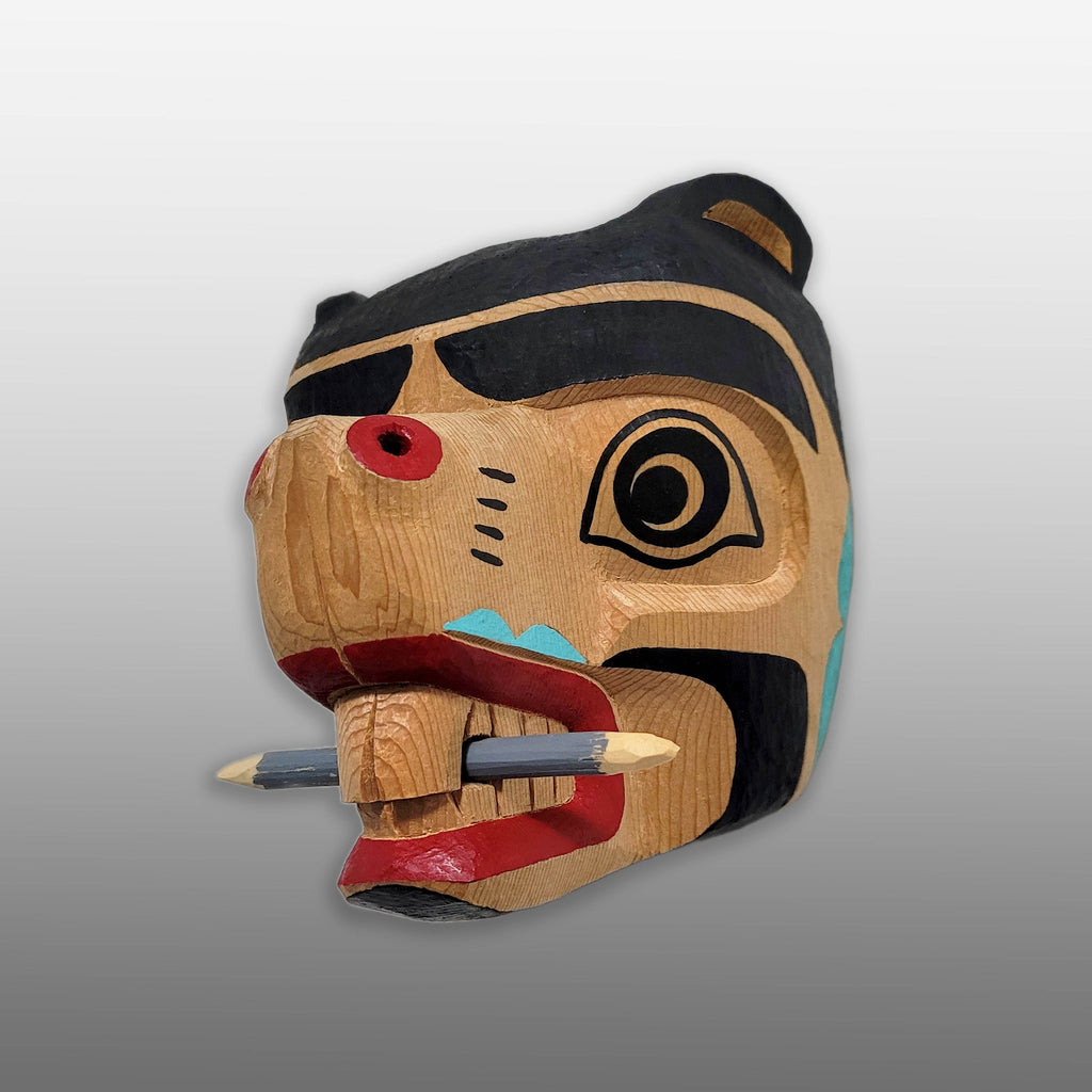 Small Beaver Mask by Kwakwaka'wakw artist Shawn Karpes