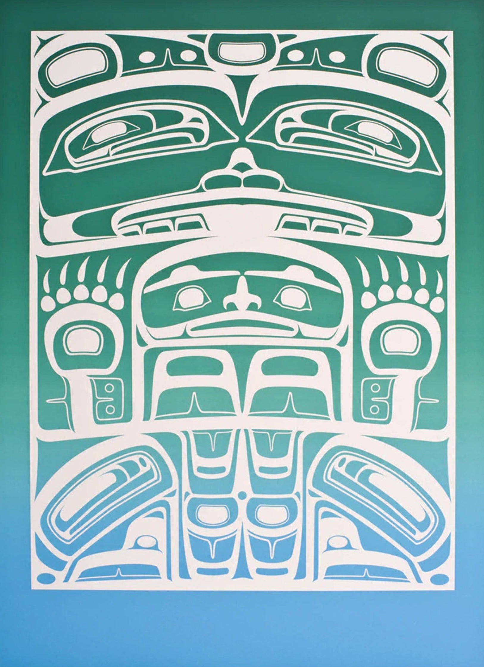 Spirit Bear Limited Edition Print by Tsimshian artist Roy Vickers