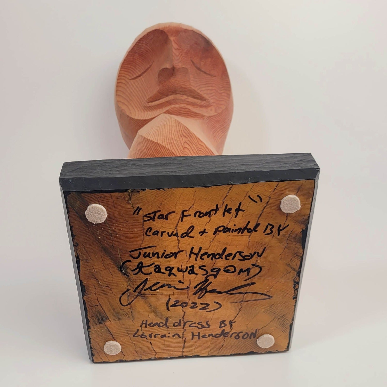 Carved Star Frontlet and Headdress by Kwakwakwa'wakw artist Junior Henderson