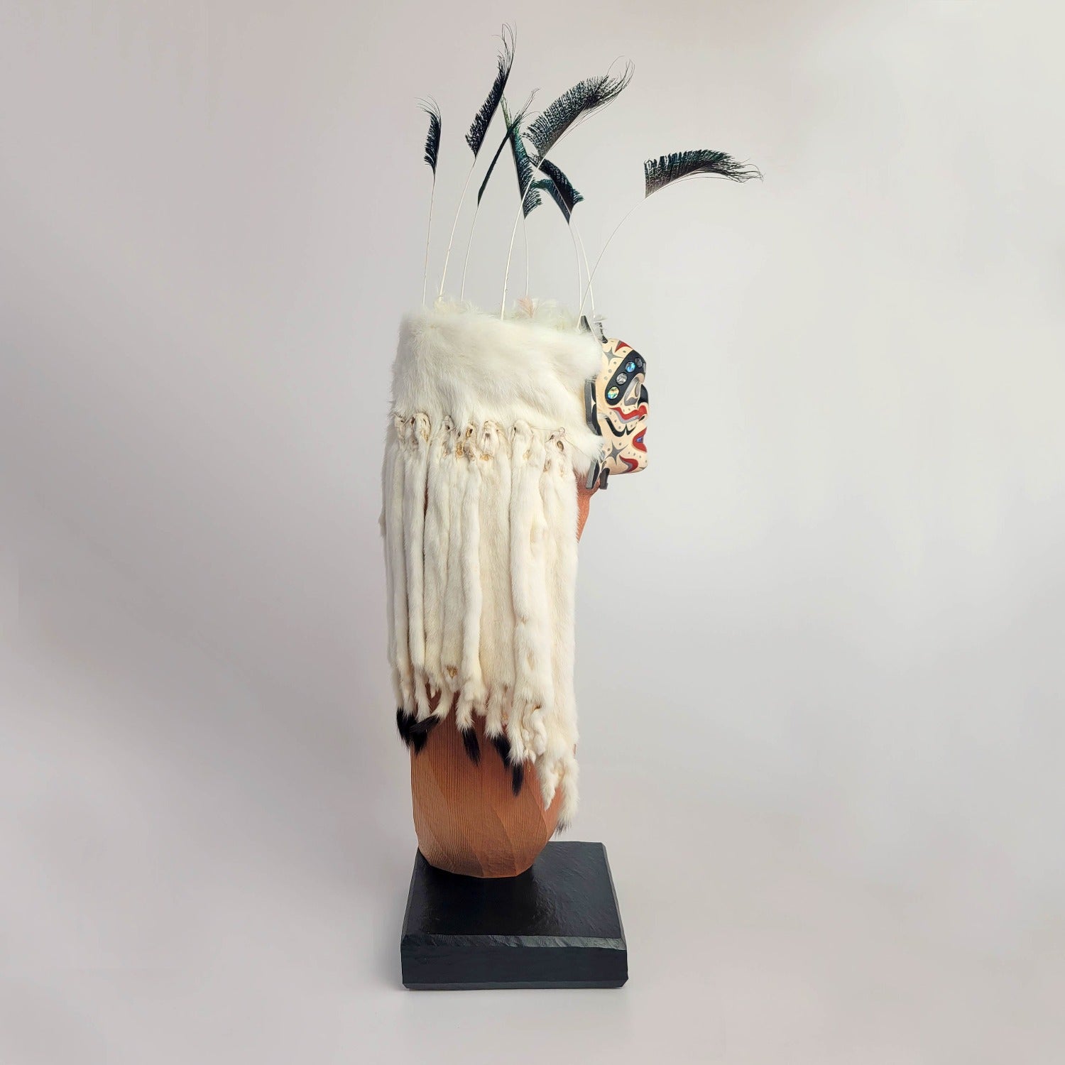 Carved Star Frontlet and Headdress by Kwakwakwa'wakw artist Junior Henderson