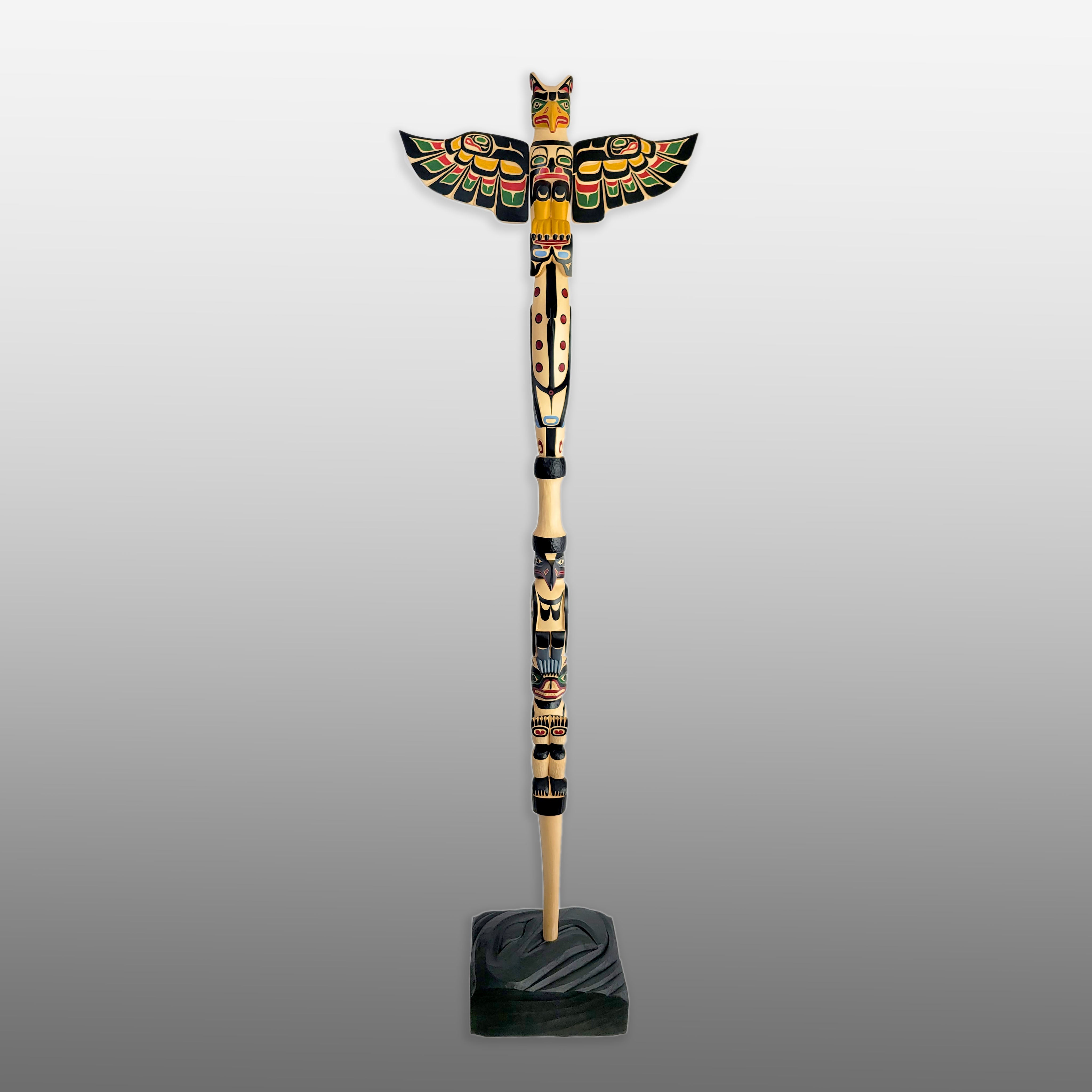 Chief Talking Staff by Kwakwaka'wakw carver Greg Henderson