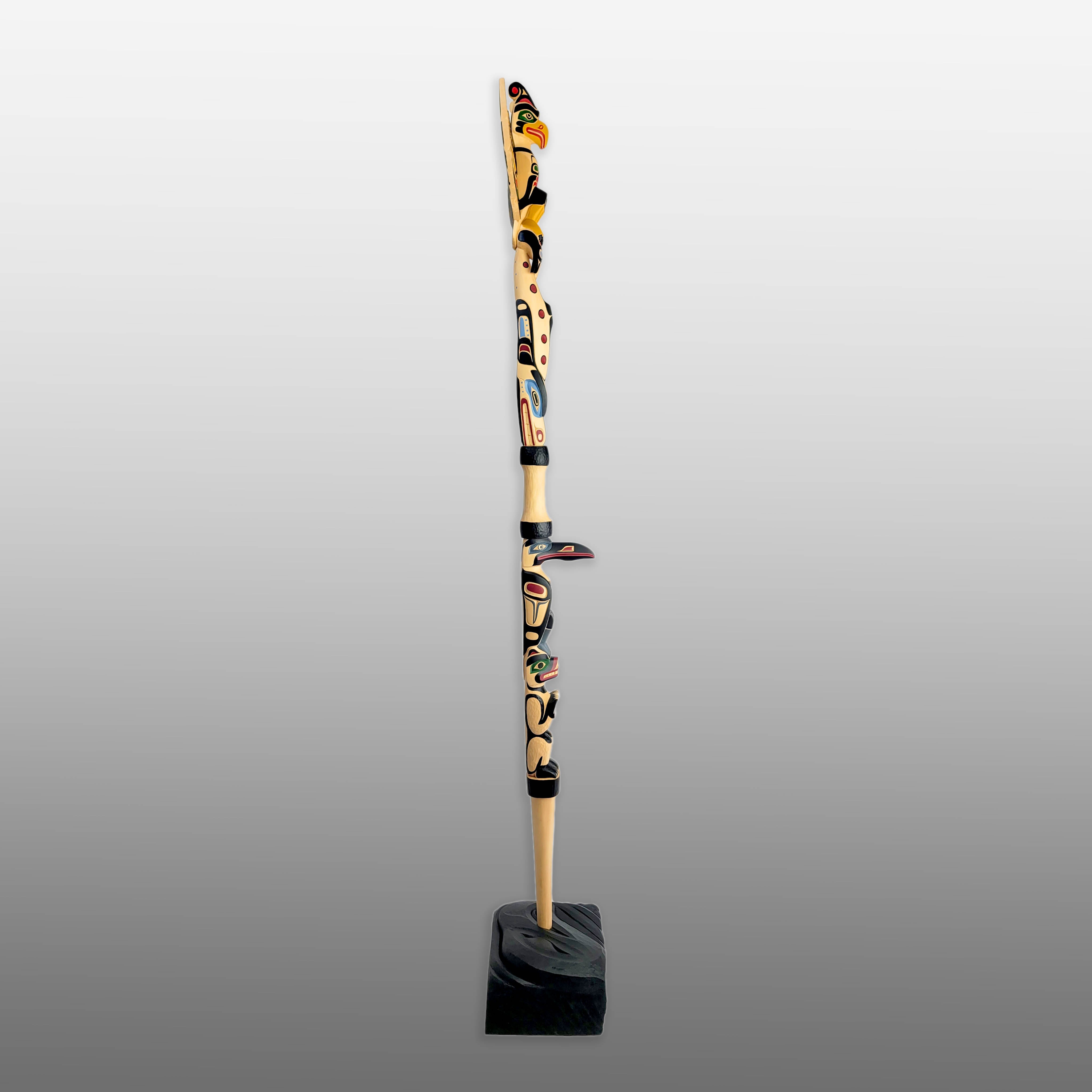 Chief Talking Staff by Kwakwaka'wakw carver Greg Henderson