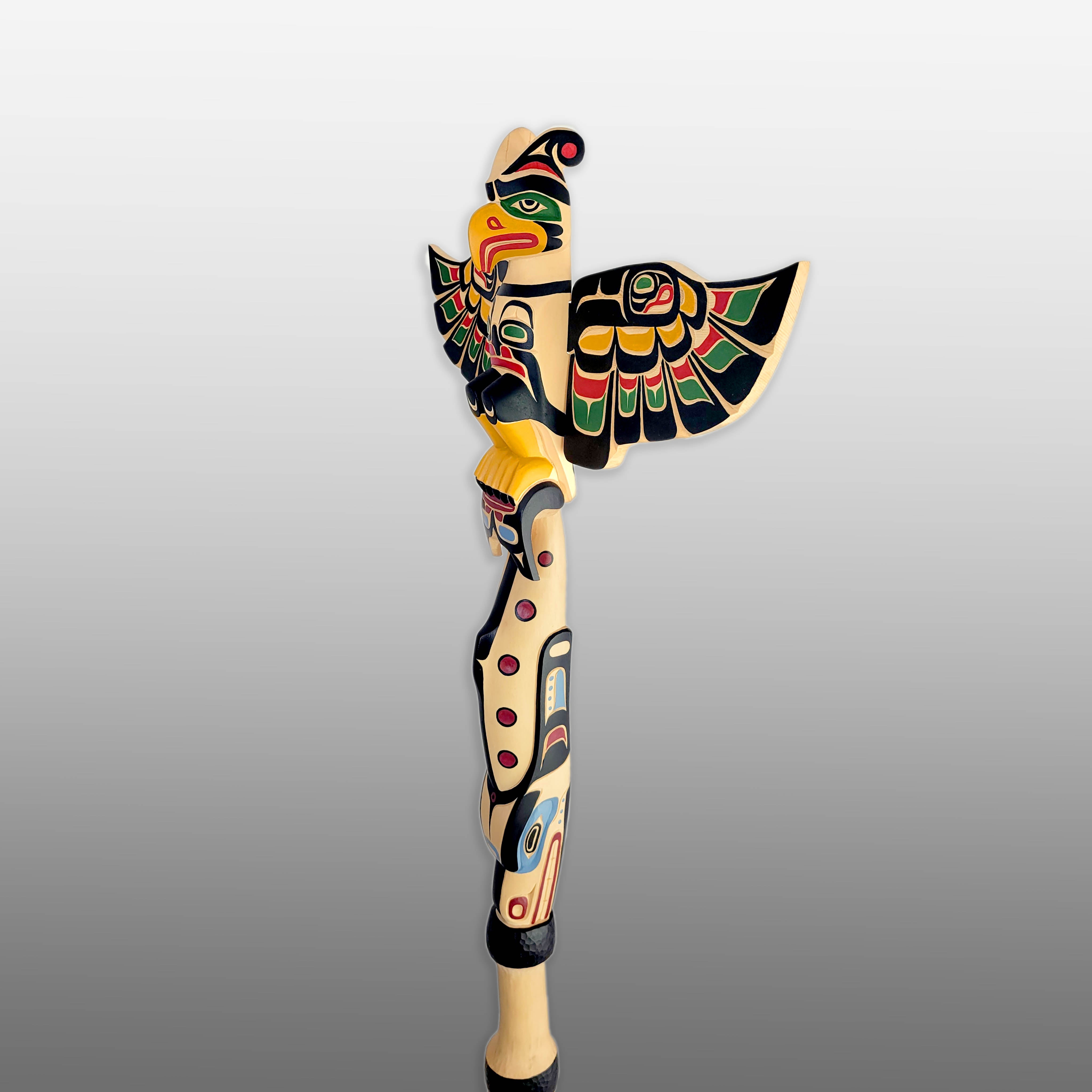 Chief Talking Staff by Kwakwaka'wakw carver Greg Henderson