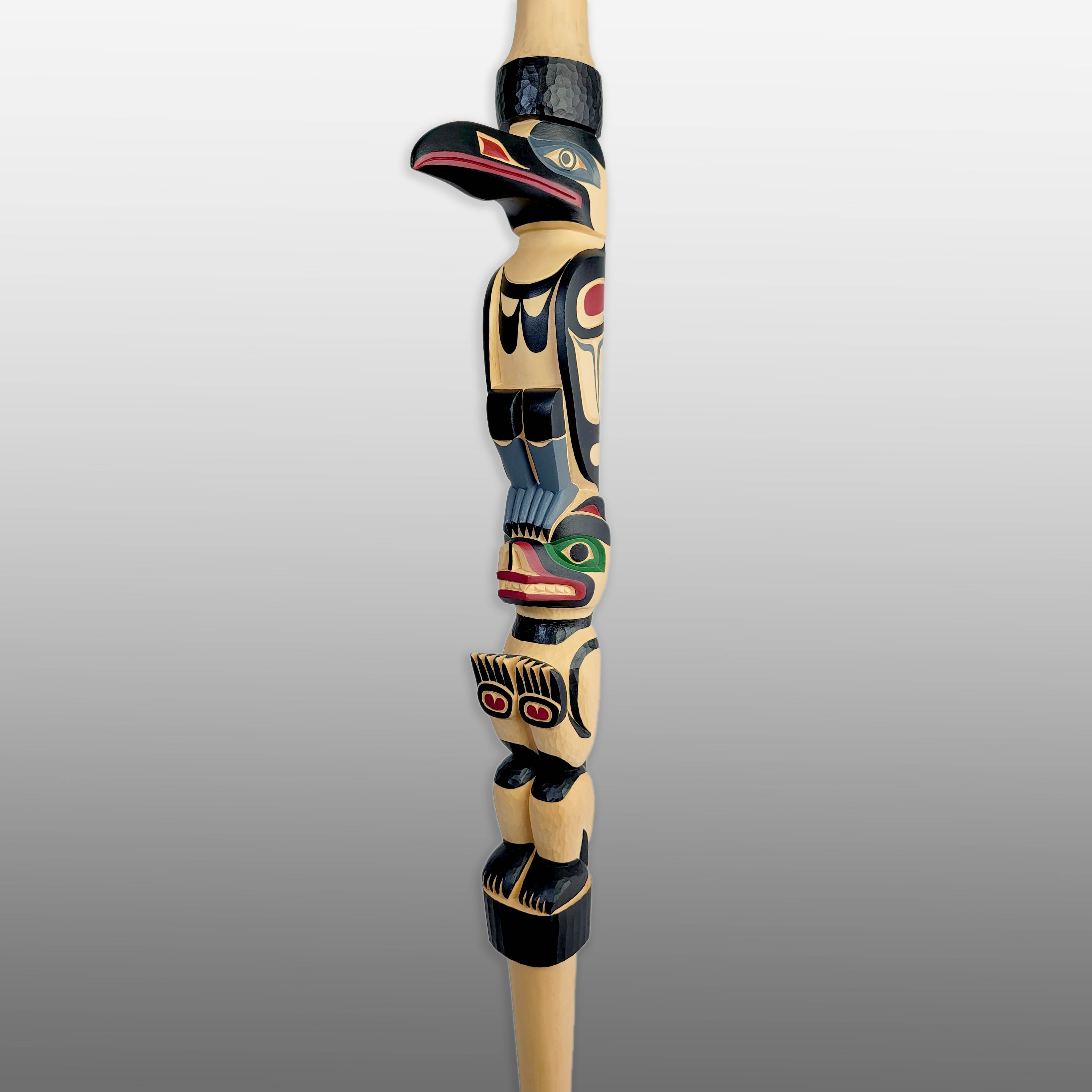 Chief Talking Staff by Kwakwaka'wakw carver Greg Henderson