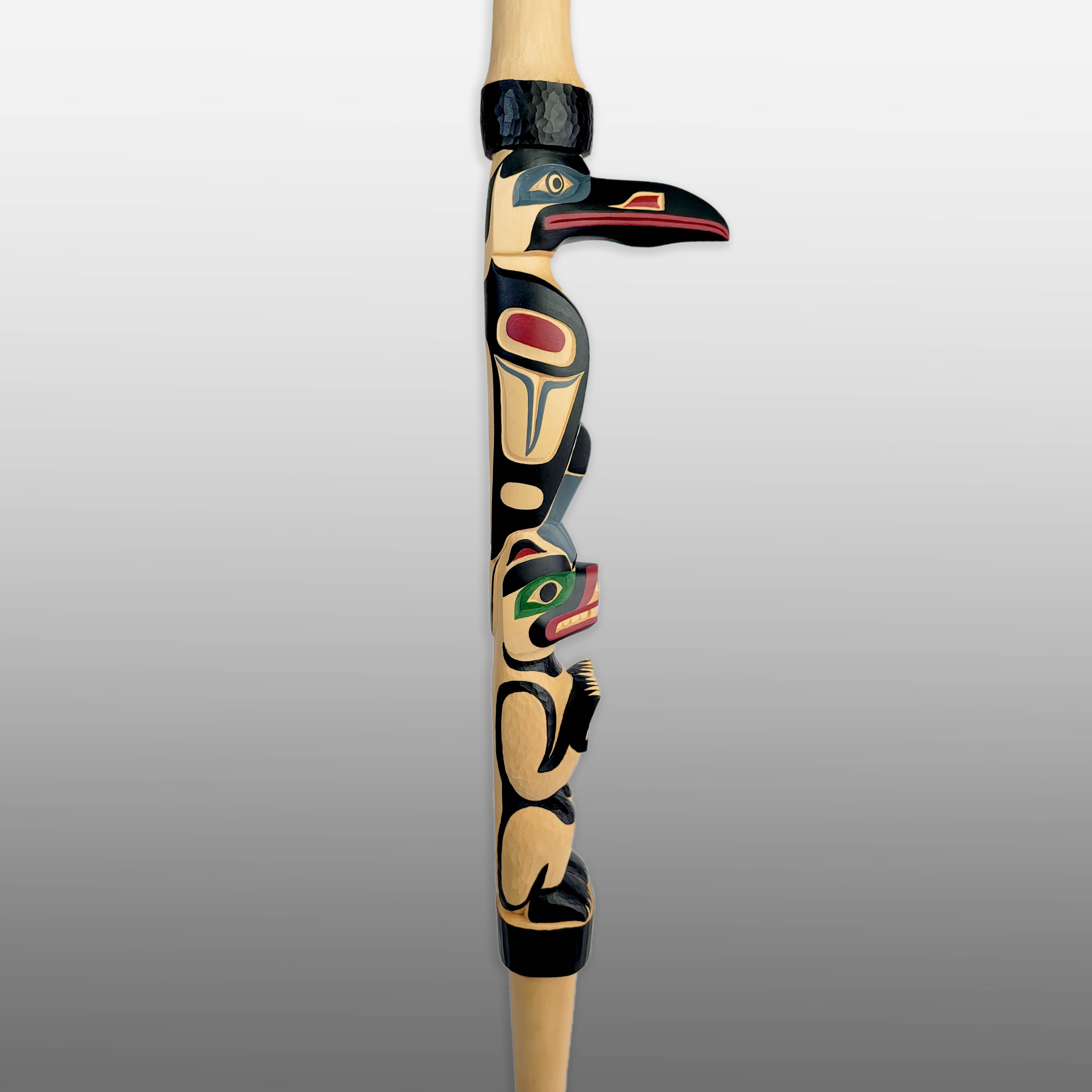 Chief Talking Staff by Kwakwaka'wakw carver Greg Henderson