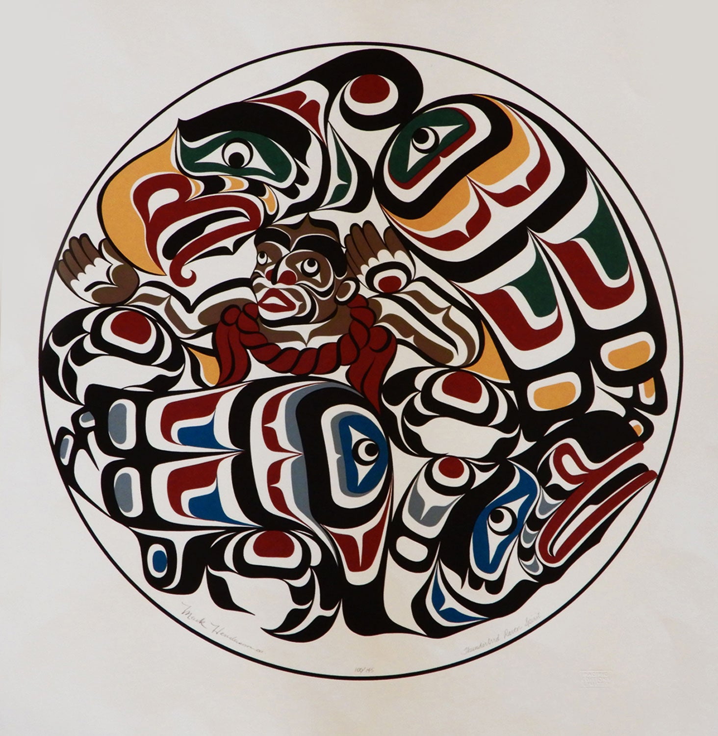 Thunderbird and Raven Limited Edition Print by Kwakwaka'wakw artist Mark Henderson