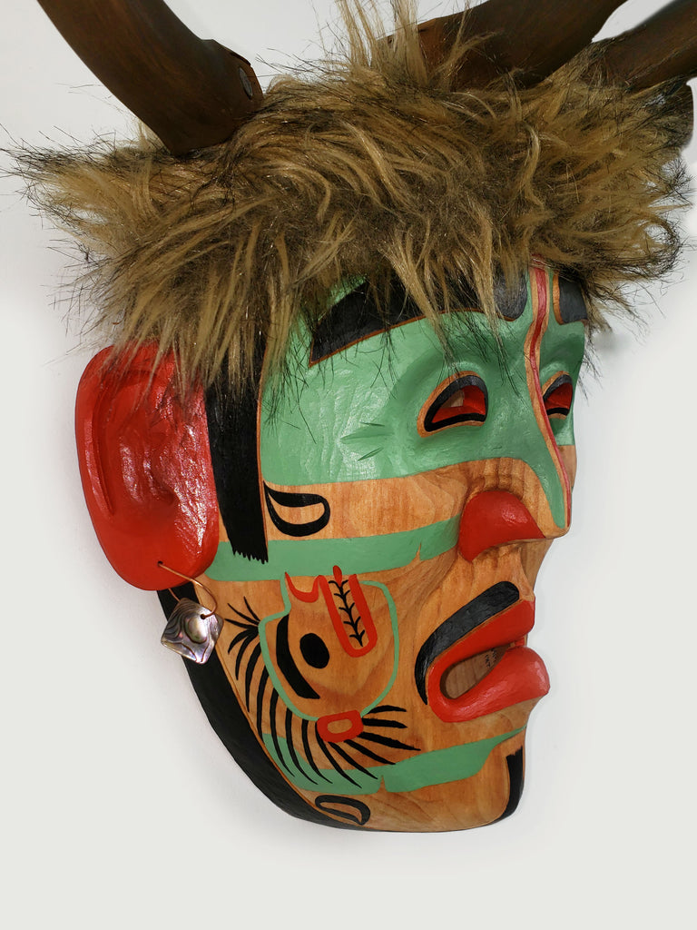Otter Shaman Mask by Kwakwaka'wakw carver Shawn Karpes