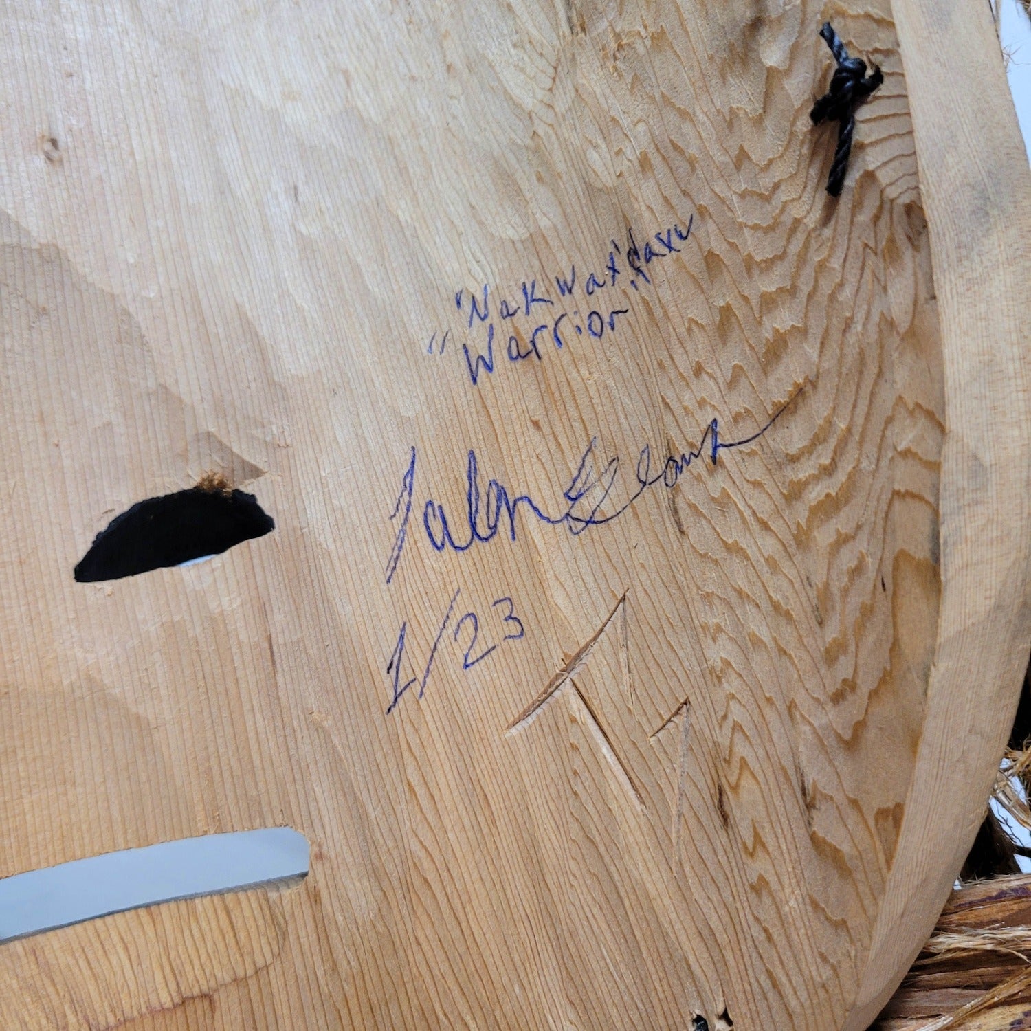 Carved Warrior Mask by Kwakwaka'wakw artist Talon George