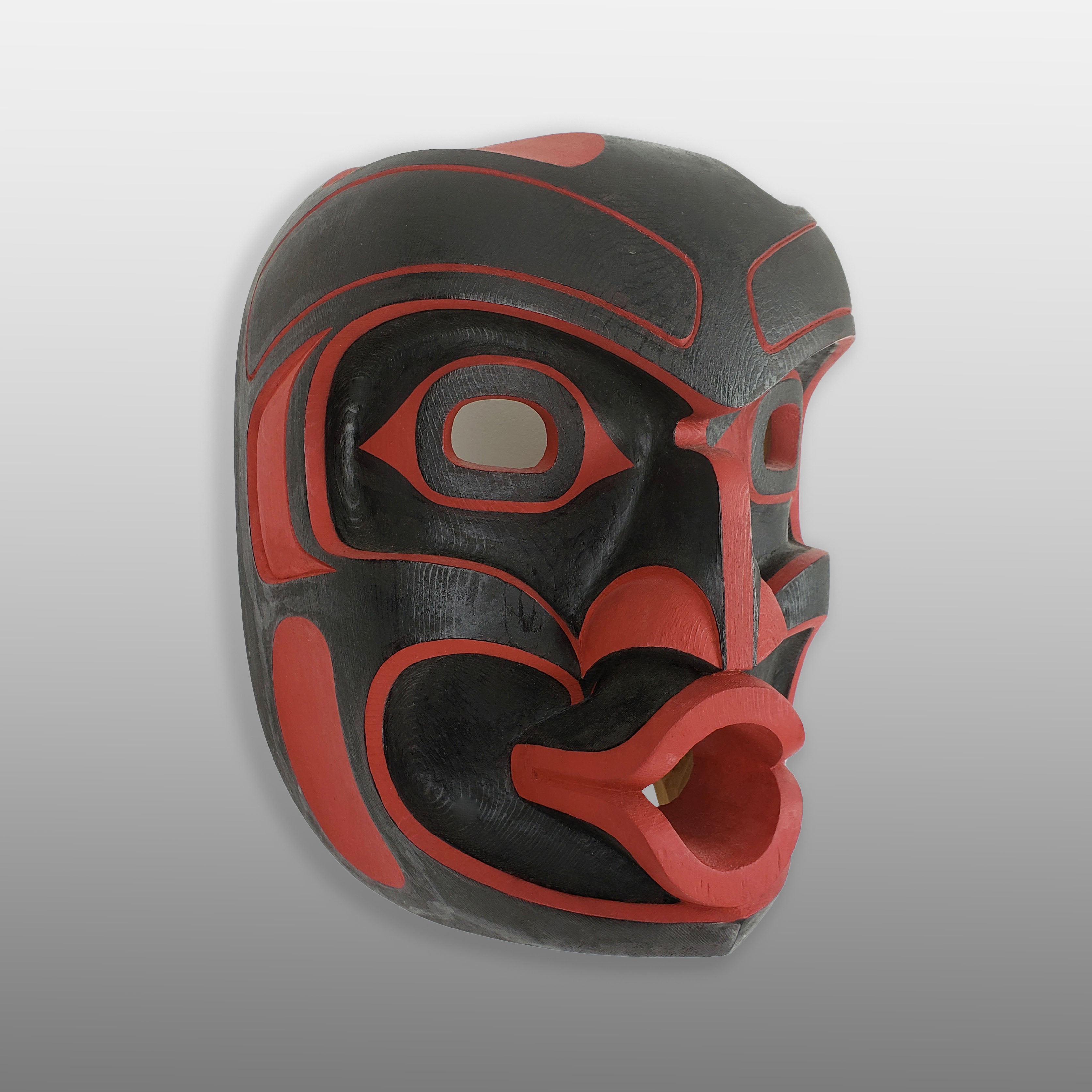 Wild Woman of the Woods or Tsonoqua Mask by Kwakwaka'wakw carver John Livingston