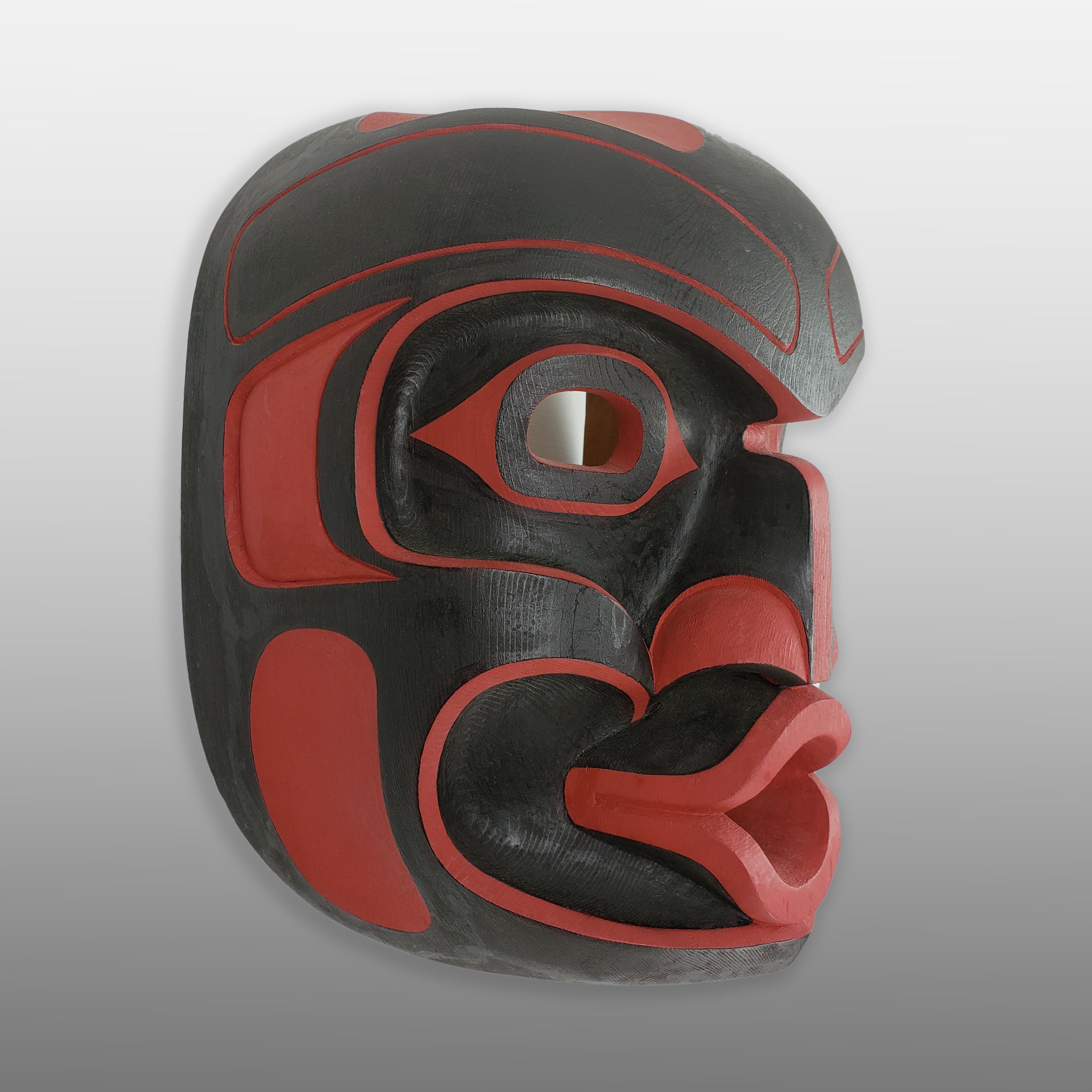 Wild Woman of the Woods or Tsonoqua Mask by Kwakwaka'wakw carver John Livingston