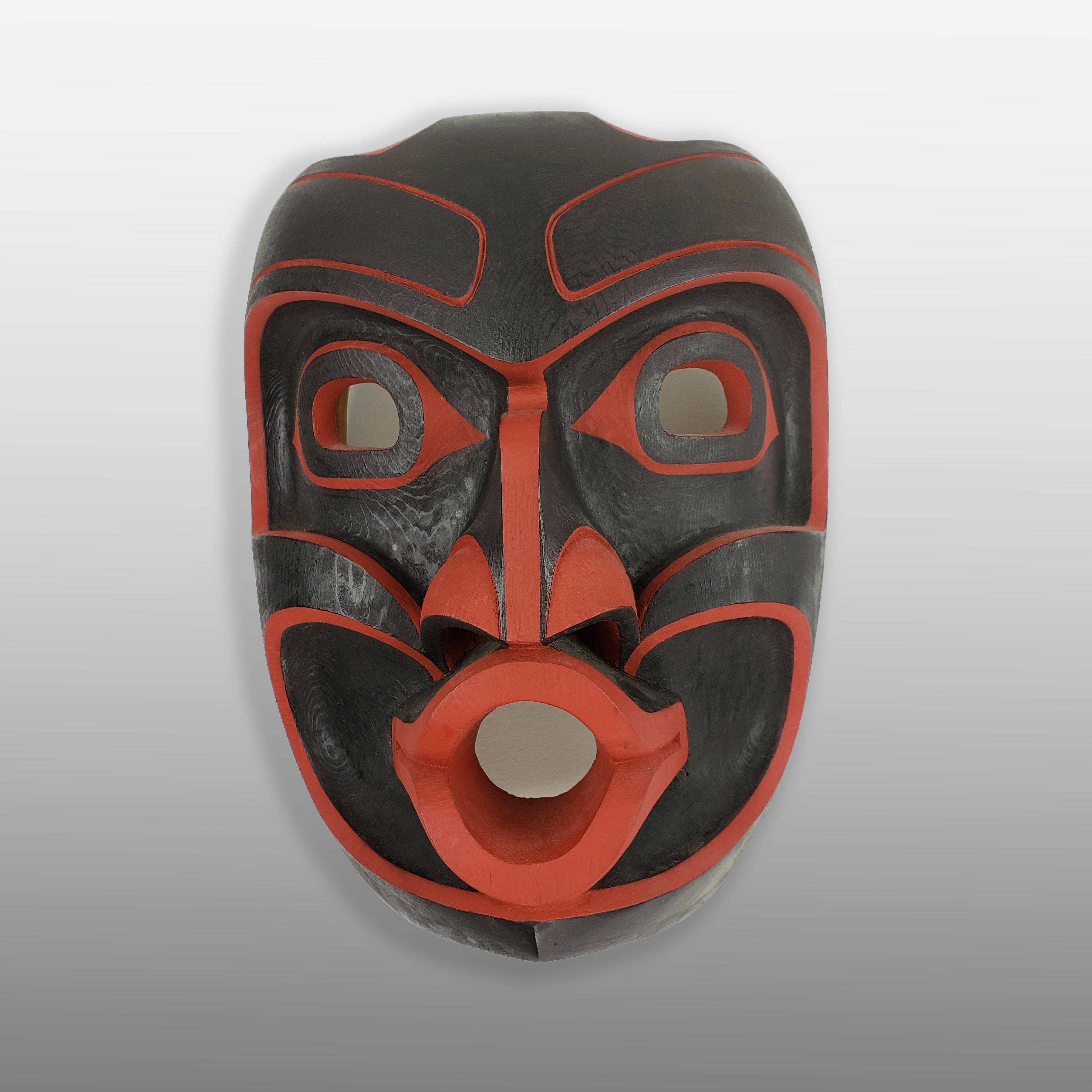 Wild Woman of the Woods or Tsonoqua Mask by Kwakwaka'wakw carver John Livingston