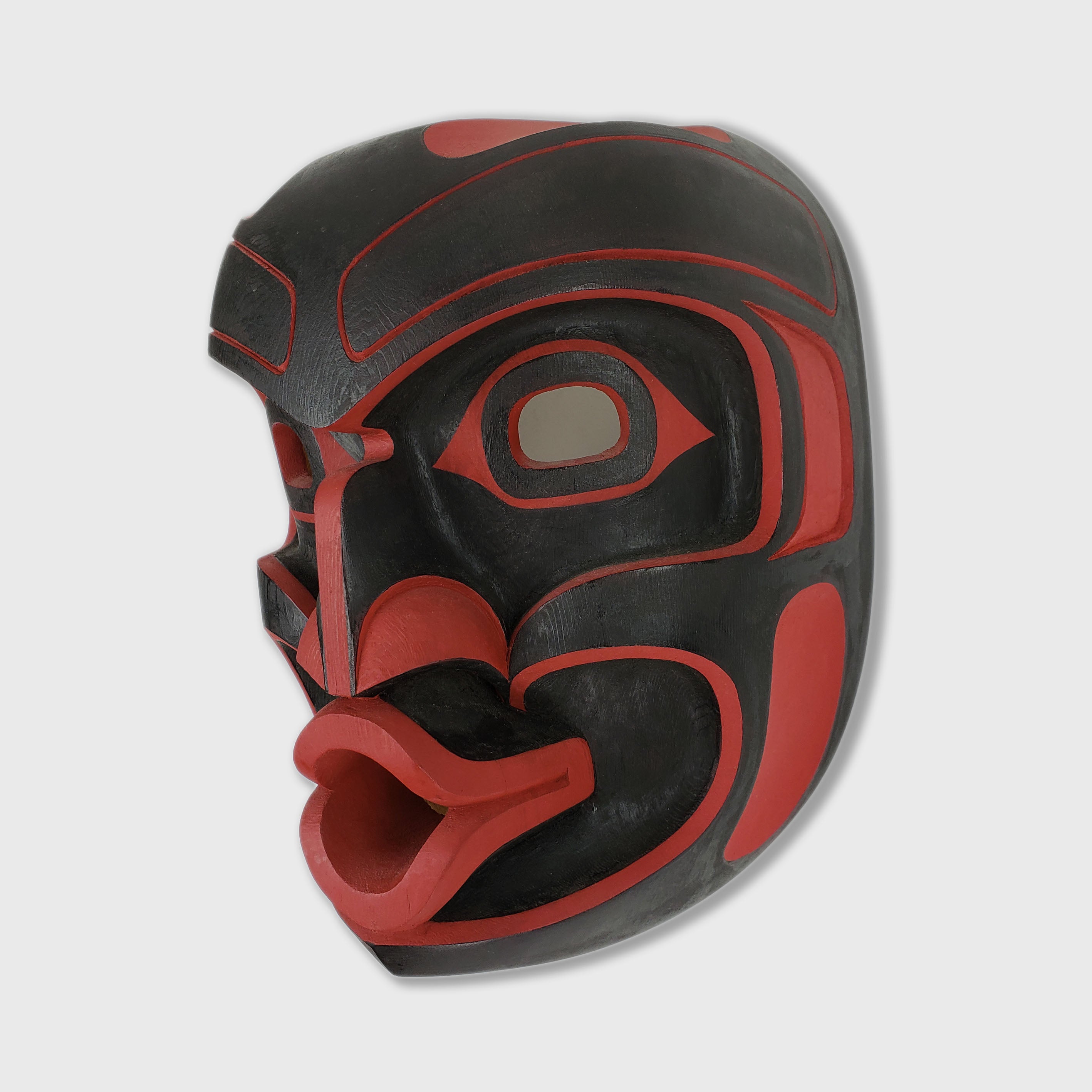 Wild Woman of the Woods or Tsonoqua Mask by Kwakwaka'wakw carver John Livingston