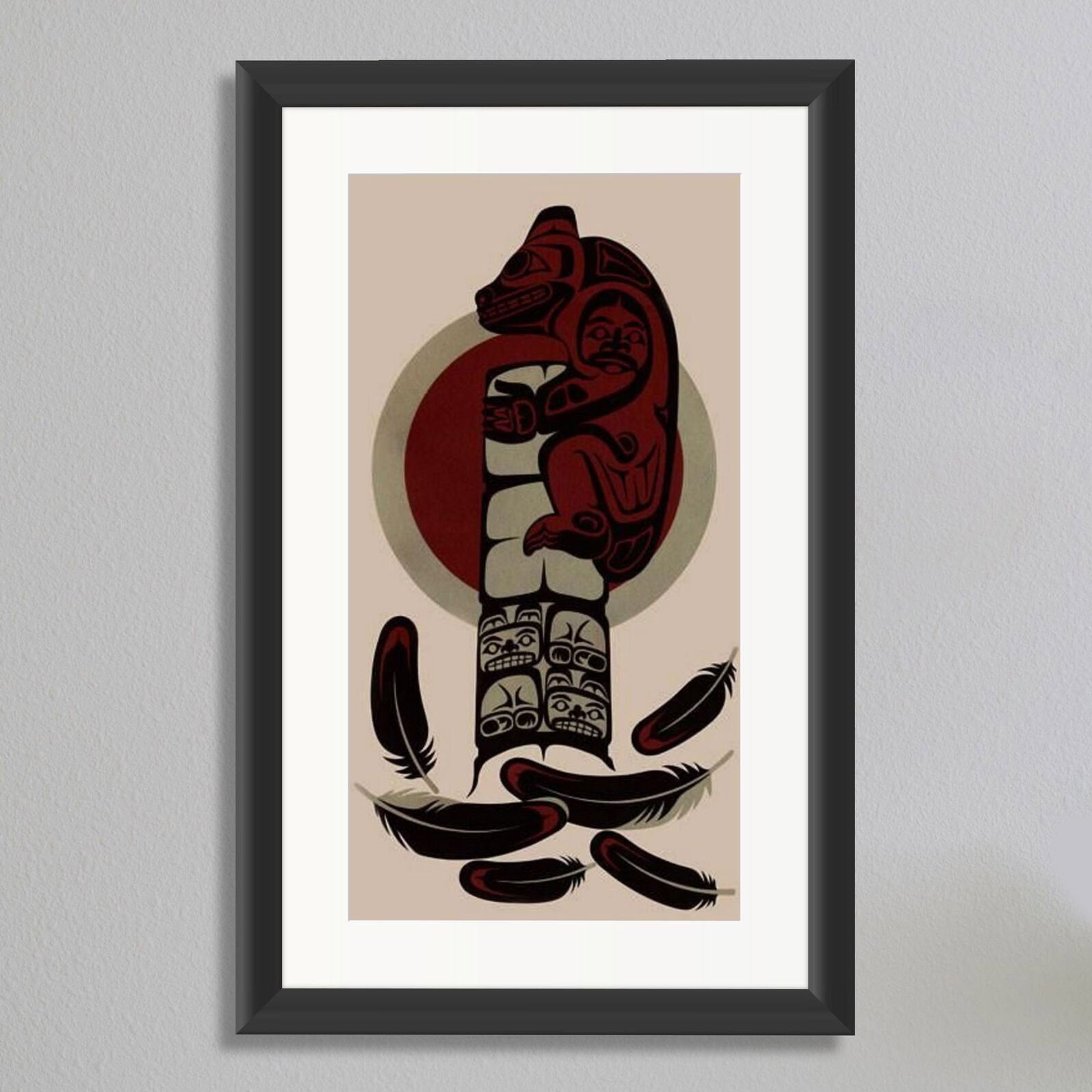 Bear Mother Limited Edition Print by Haida artist April White