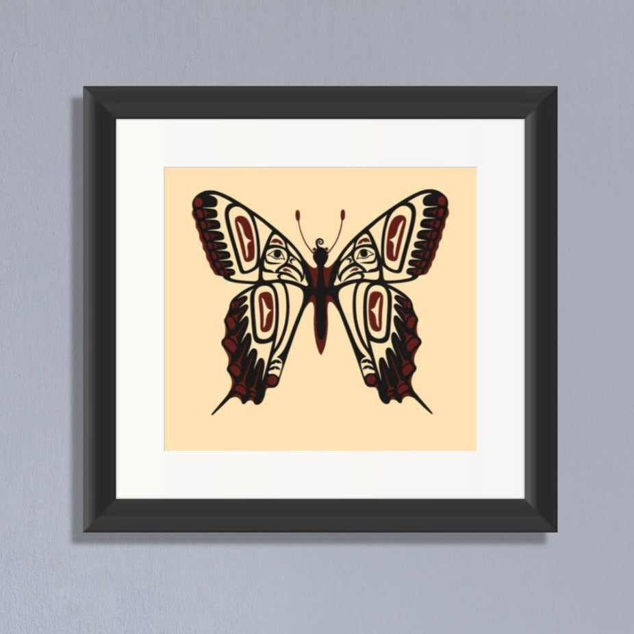 Butterfly Limited Edition Print by Haida artist April White