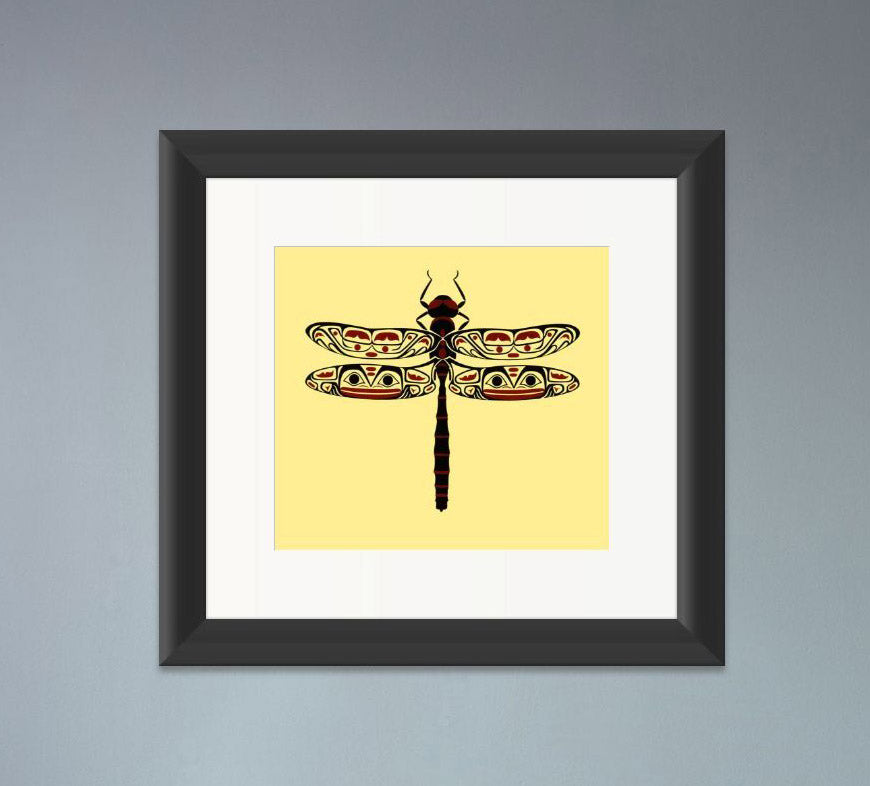 Dragonfly Limited Edition Print by Haida artist April White