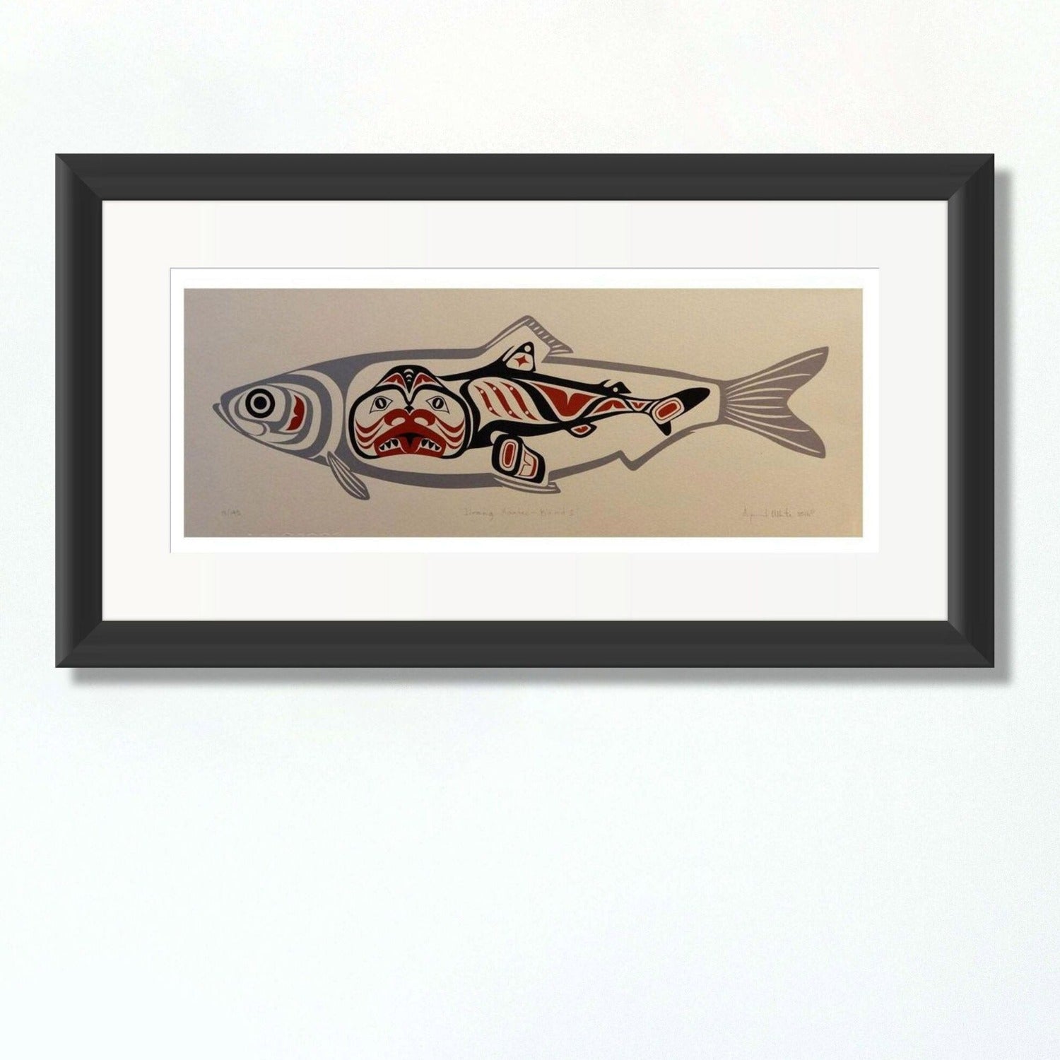 Herring Limited Edition Print by Haida artist April White