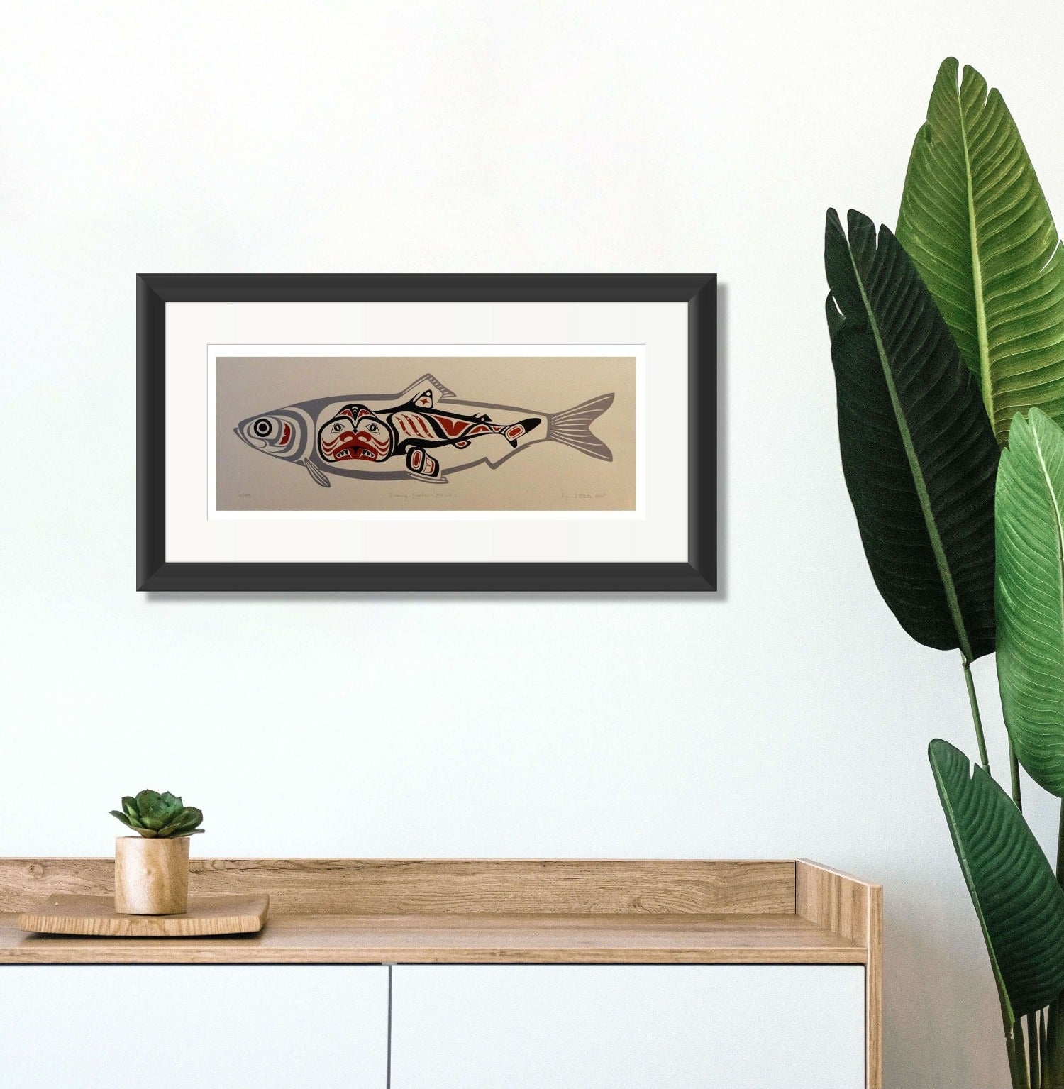 Herring Limited Edition Print by Haida artist April White