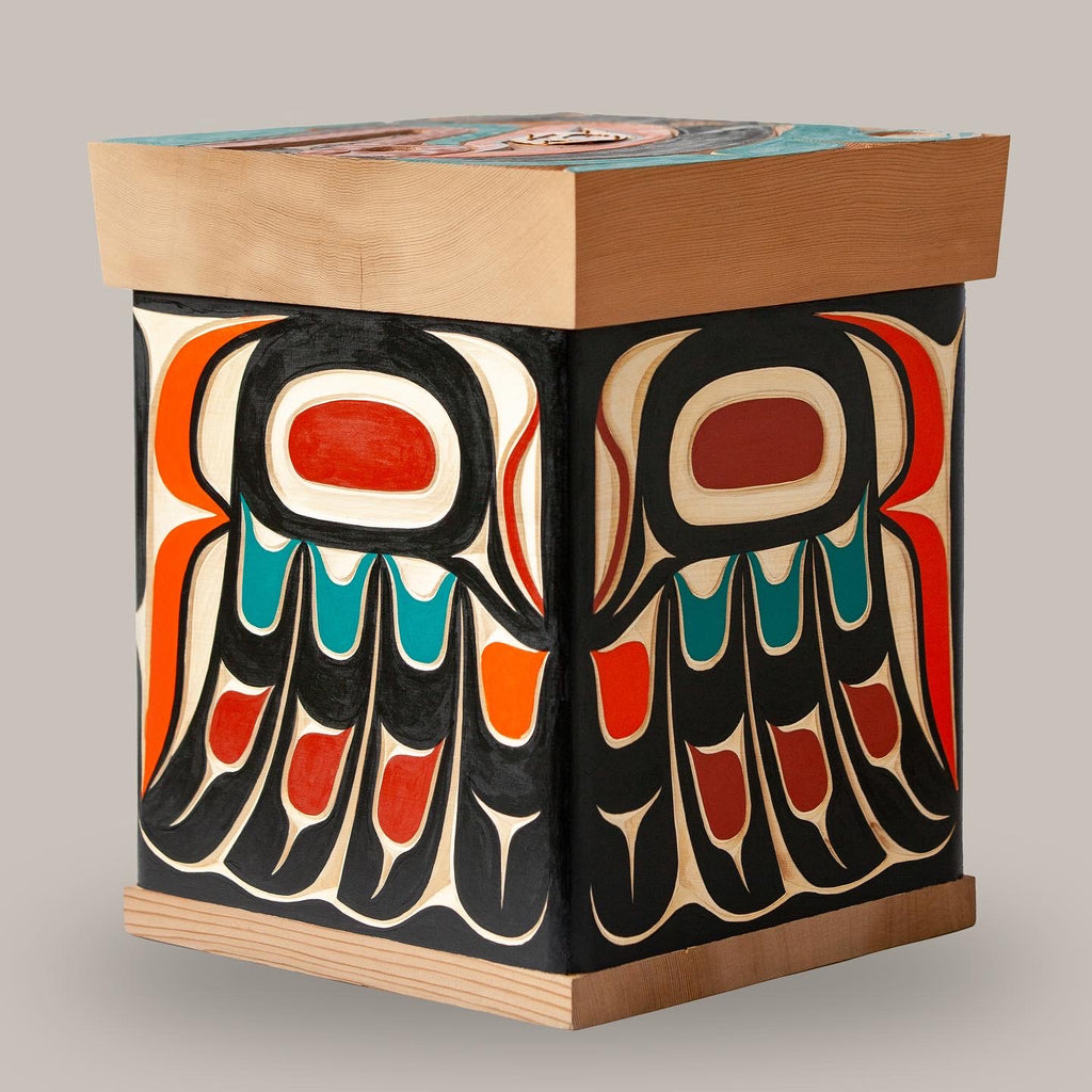 Thunderbird and Orca Bentwood Box. All images © 2021 Zac Whyte.