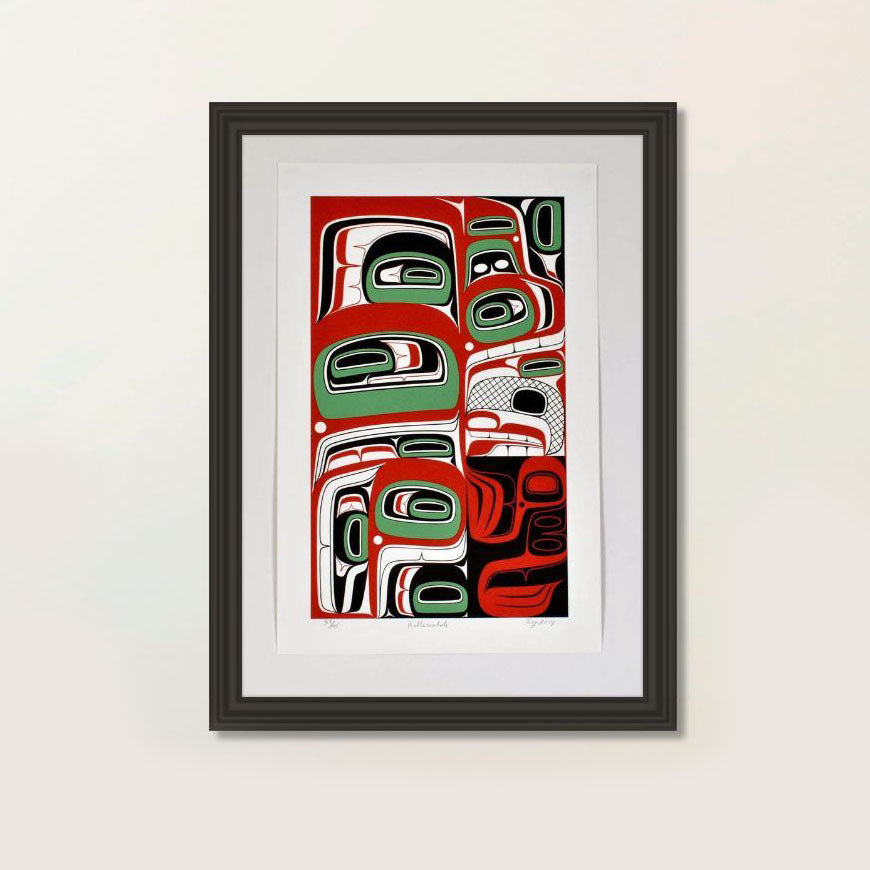 Killer Whale Limited Edition Print by Haida artist Reg Davidson