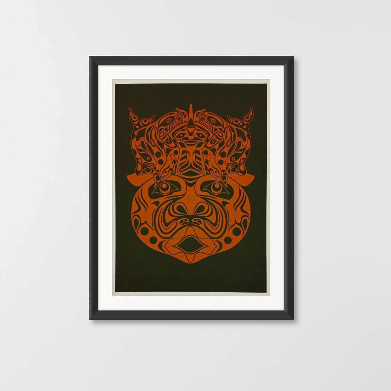 Chief of the Undersea Limited Edition Print by Kwakwaka'wakw artist Eugene Isaac