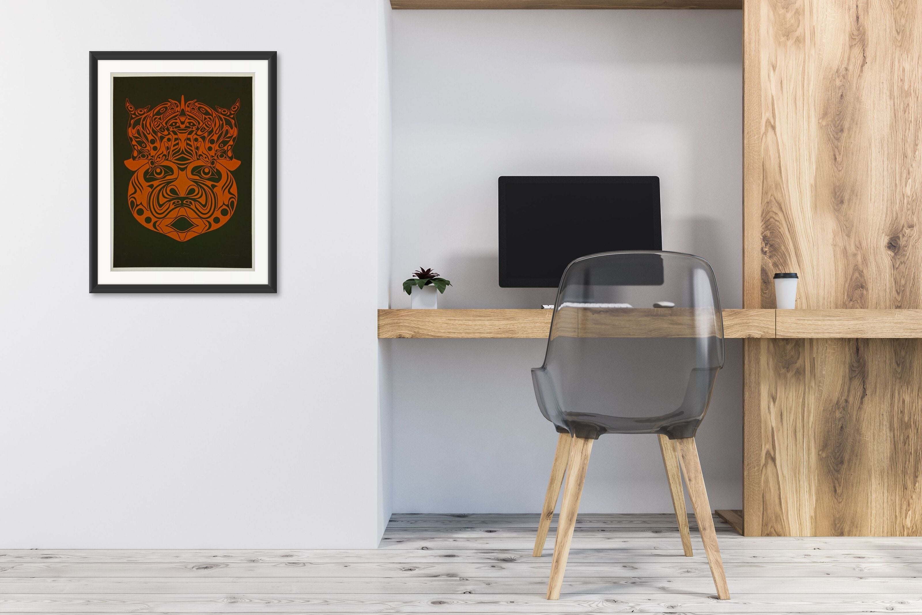 Chief of the Undersea Limited Edition Print by Kwakwaka'wakw artist Eugene Isaac