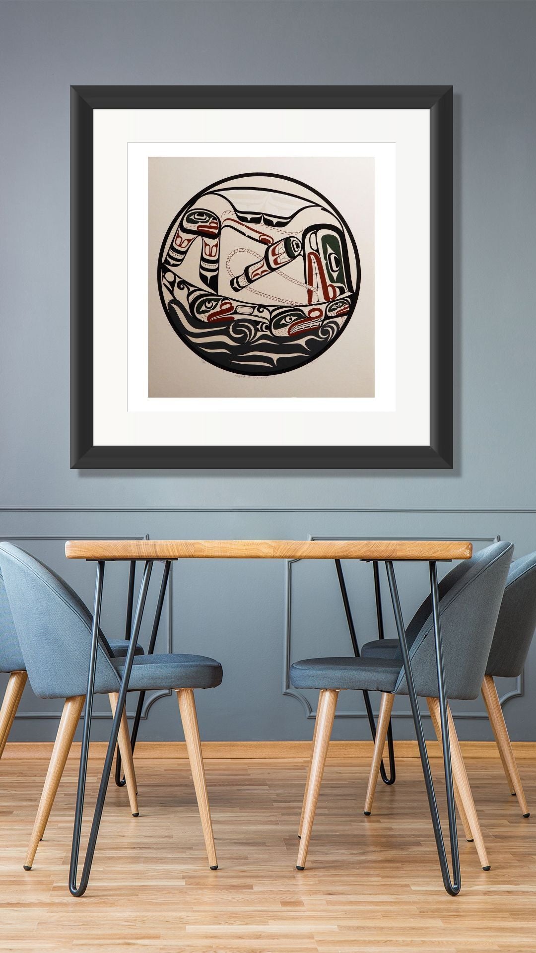 Queneesh Limited Edition Print by Kwakwaka'wakw Master Carver Calvin Hunt
