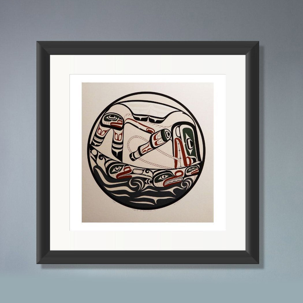 Queneesh Limited Edition Print by Kwakwaka'wakw Master Carver Calvin Hunt