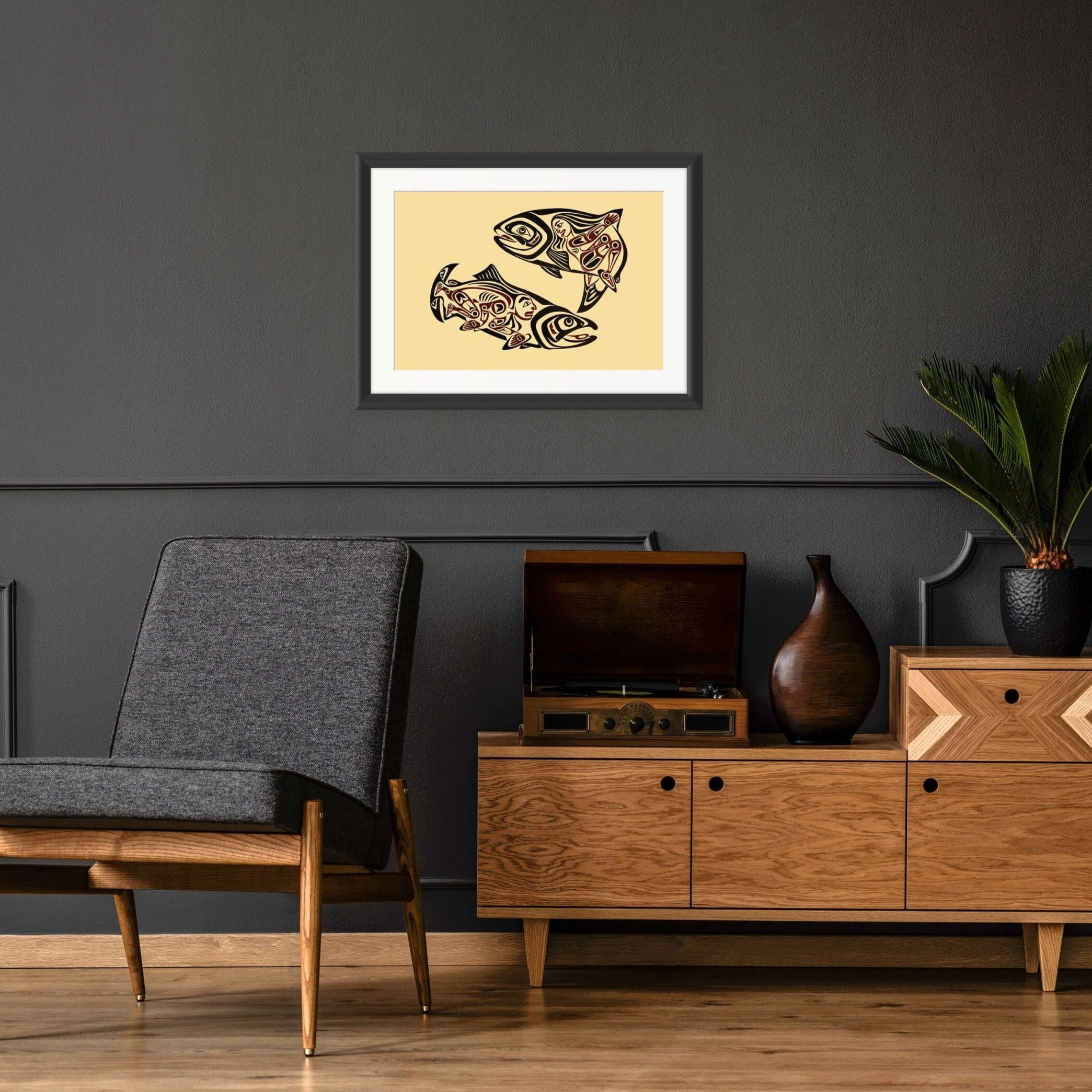 Salmon Dance Limited Edition Print by Haida artist April White