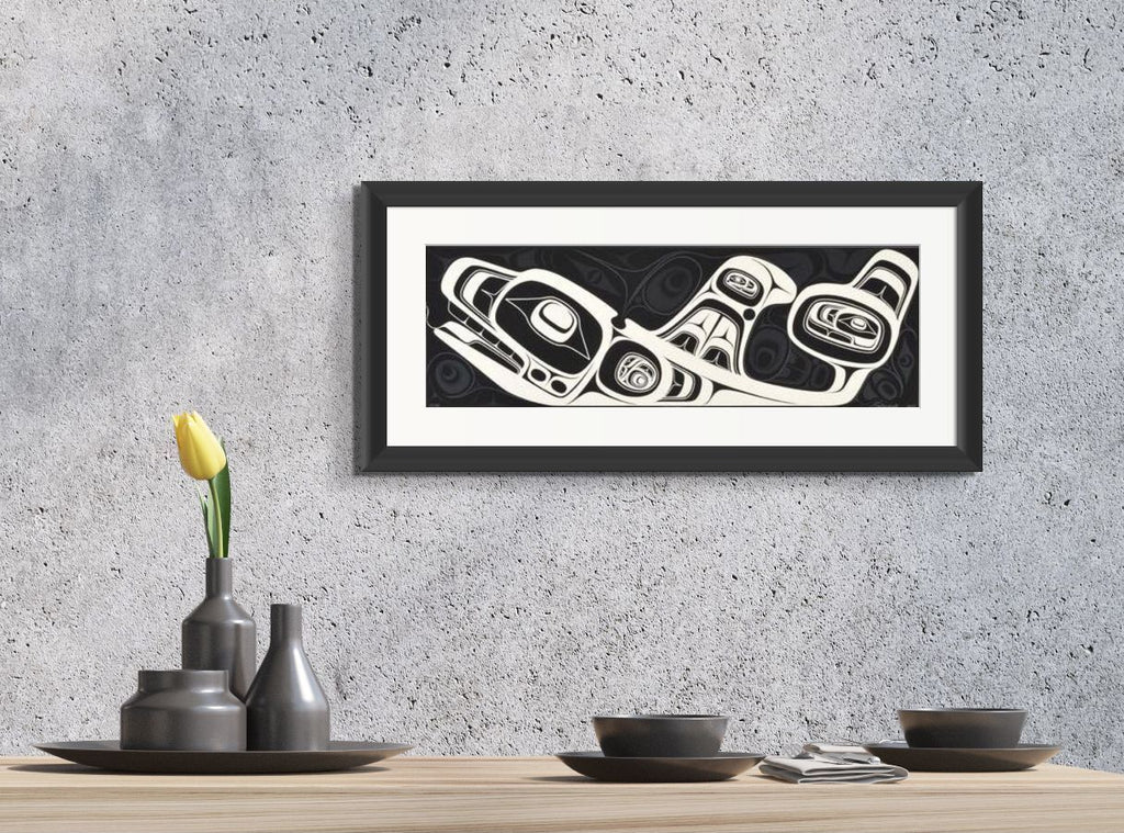 Killer Whale Limited Edition Print by Haida artist Cori Savard