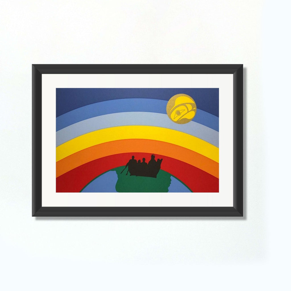 First Nations Rainbow Limited Edition Print by Tsimshian artist Roy Vickers