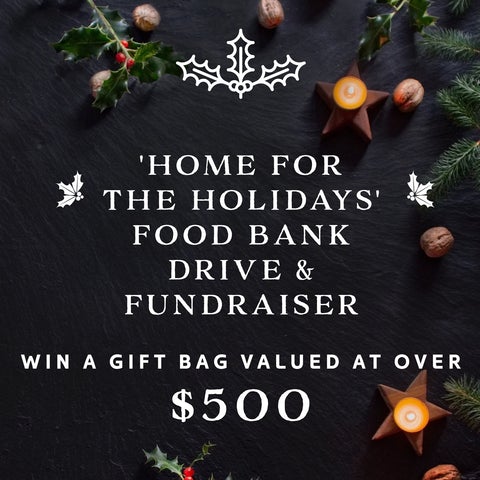 Support our Comox Valley Home for the Holidays Food Bank Drive and Fundraiser and Win a Prize valued at over $500!