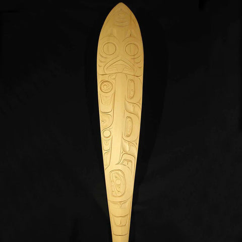 Indigenous Dogfish Paddle by Haida artist Donnie Edenshaw