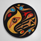 Sandblasted Bear Panel by Kwakiutl artist Trevor Hunt