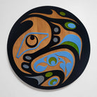 Sandblasted Cedar Eagle Panel by Kwakwaka'wakw artist Trevor Hunt