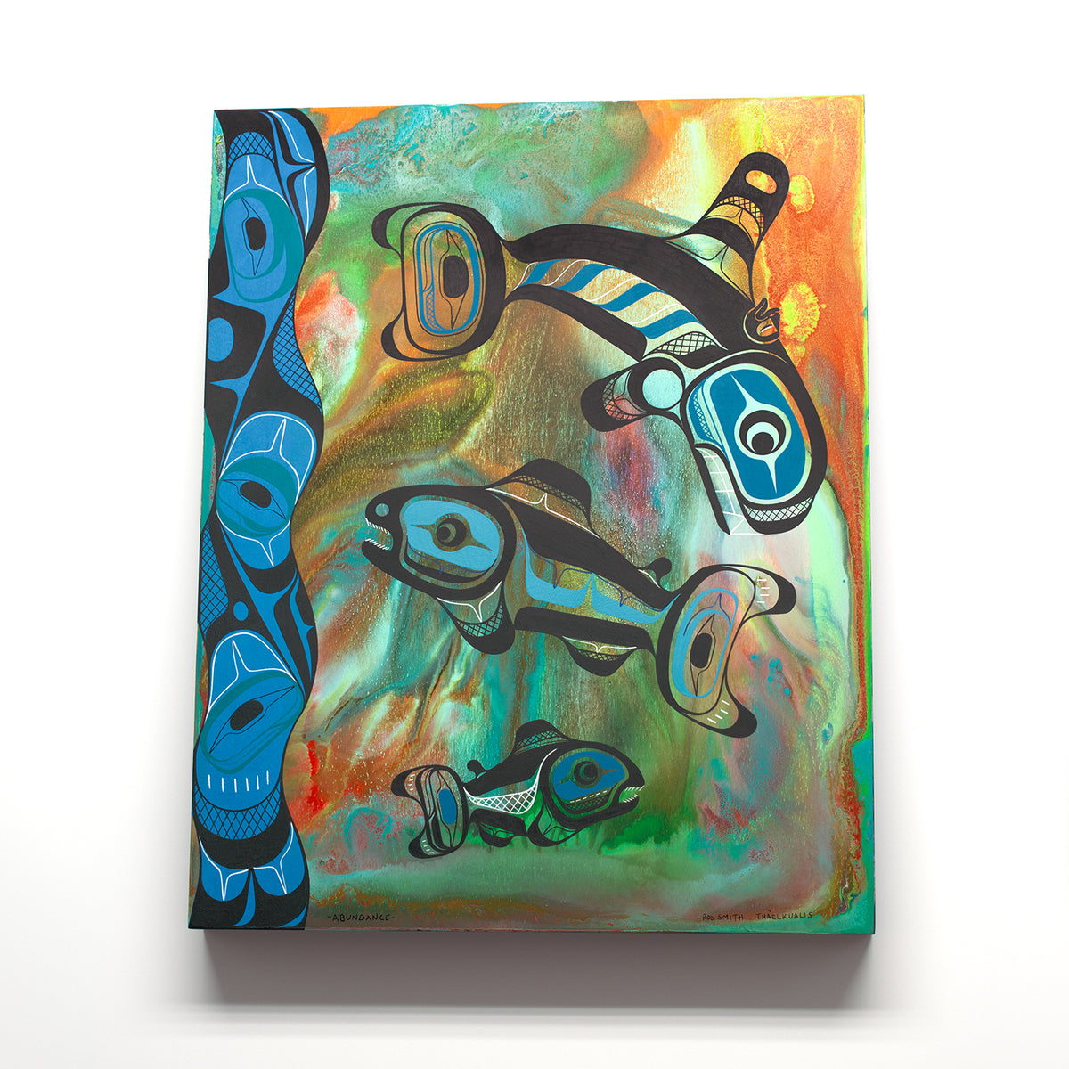 Abundance Painting by Kwakwaka'wakw artist Rod Smith
