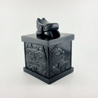 Argillite Bear Box by Haida artist Gryn White