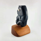 Argillite Bear Carving by Haida artist Shaun Edgars