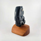 Argillite Bear Carving by Haida artist Shaun Edgars