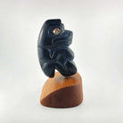 Argillite Bear Carving by Haida artist Shaun Edgars