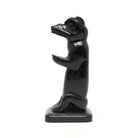 Argillite Bear Sculpture by an Unknown Haida Artist
