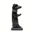 Argillite Bear Sculpture by an Unknown Haida Artist
