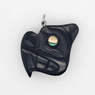 Argillite Bear Pendant by Haida Artist Amy Edgars