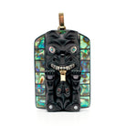 Argillite Bear Pendant by Haida artist Darrell White