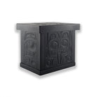 Argillite Raven and Bear Box by Haida artist Gryn White