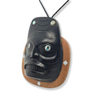 Argillite Dogfish Pendant by Haida artist Ron Russ
