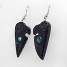 Argillite Eagle Earrings by Haida Artist Amy Edgars