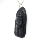 Argillite Eagle Pendant by Haida artist Ed Russ