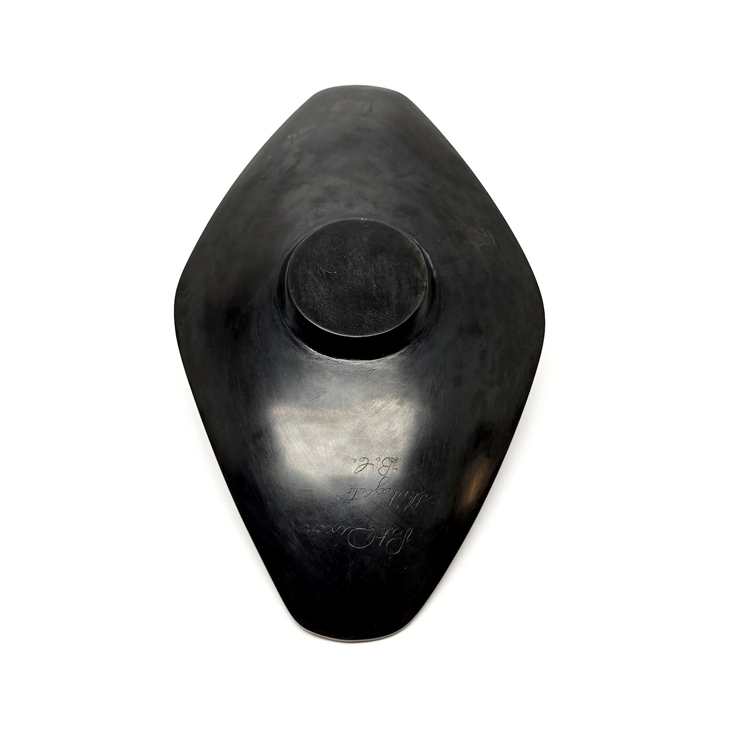 Argillite Eagle Platter by Haida artist Pat Dixon